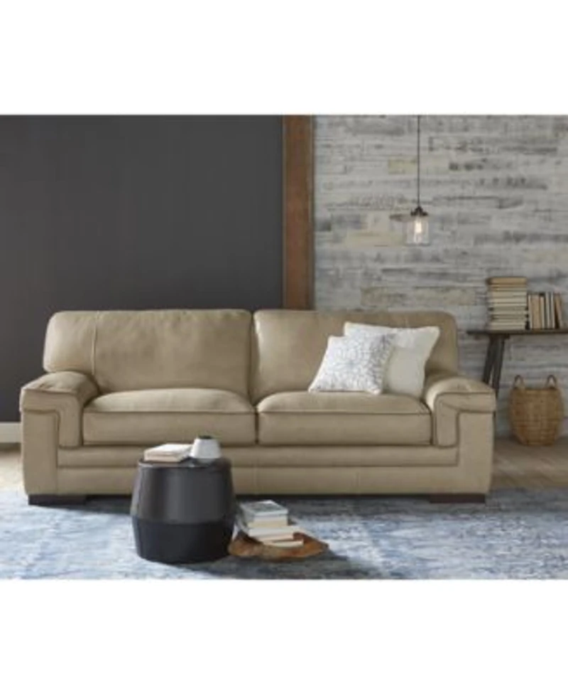 Myars Leather Sofa Collection Created For Macys