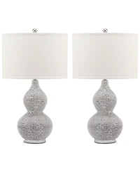 Safavieh Set of 2 Nicole Bead Table Lamps