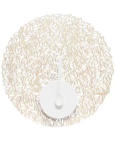 Chilewich Pressed Petal 15" Round Placemat