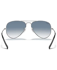 Ray-Ban Unisex Sunglasses, RB3025 Aviator Gradient