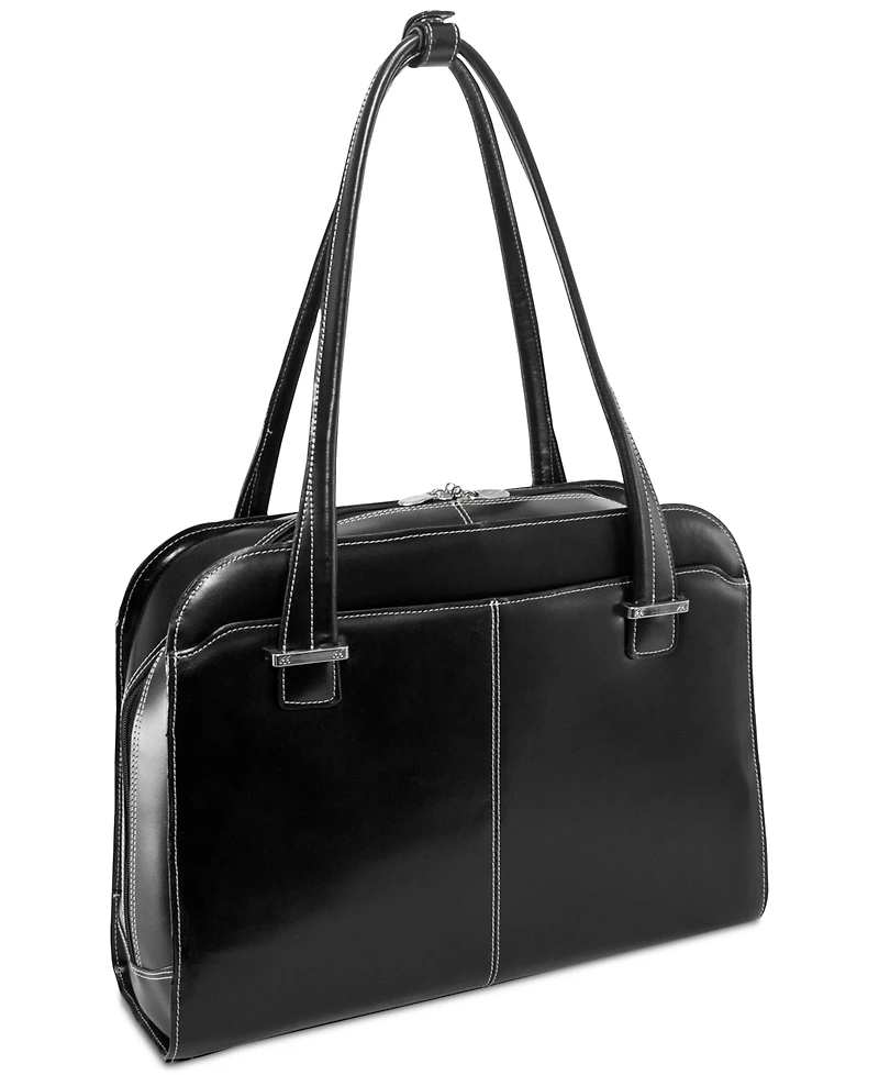McKlein Oak Grove Leather Laptop Briefcase