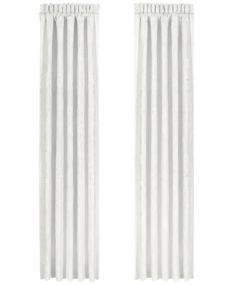 J Queen New York Bianco Window Panel Pair, 100" x 84"
