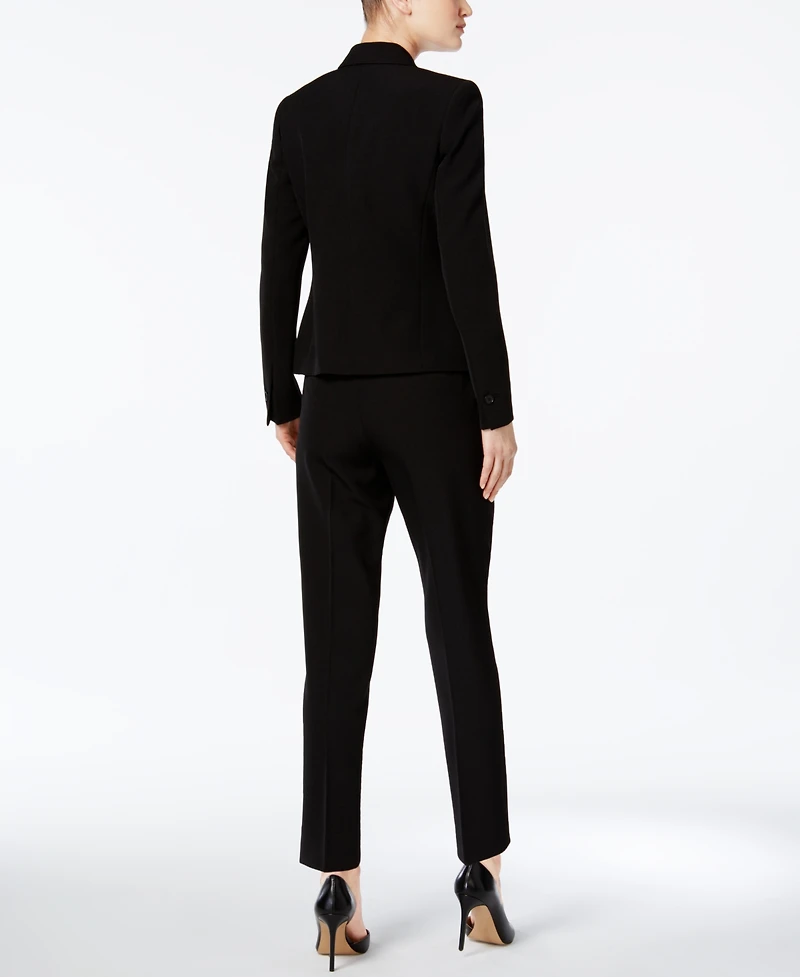 Anne Klein Petite Executive Collection Single-Button Pantsuit, Created for Macy's
