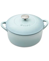 Denby Heritage Pavilion Cast Iron Covered Casserole, 5.5 Qt.