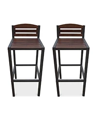 Parlen Outdoor Bar Stool (Set Of 2)