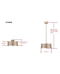 Safavieh Giotta Gold-Tone Pendant