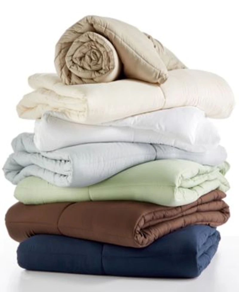 Royal Luxe Color Hypoallergenic Down Alternative Light Warmth Microfiber Comforters Exclusively At Macys