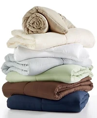 Royal Luxe Color Hypoallergenic Down Alternative Light Warmth Microfiber Comforters Exclusively At Macys