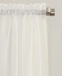 Sheer Voile Rod Pocket Curtain Panel
