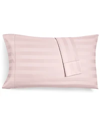 Charter Club 1.5" Stripe 550 Thread Count 100% Cotton Pillowcase Pair, King, Exclusively at Macy's