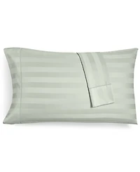 Charter Club 1.5" Stripe 550 Thread Count 100% Cotton Pillowcase Pair, King, Exclusively at Macy's