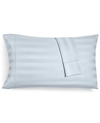 Charter Club 1.5" Stripe 550 Thread Count 100% Cotton Pillowcase Pair, King, Exclusively at Macy's