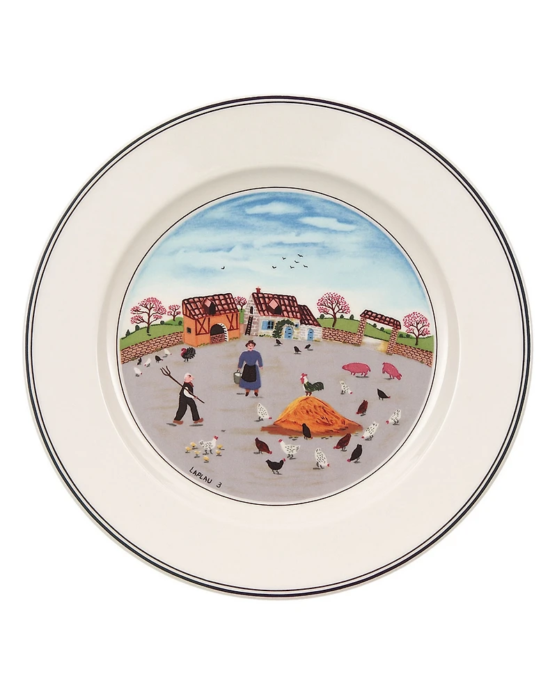 Villeroy & Boch Design Naif Salad Plate, Country Yard