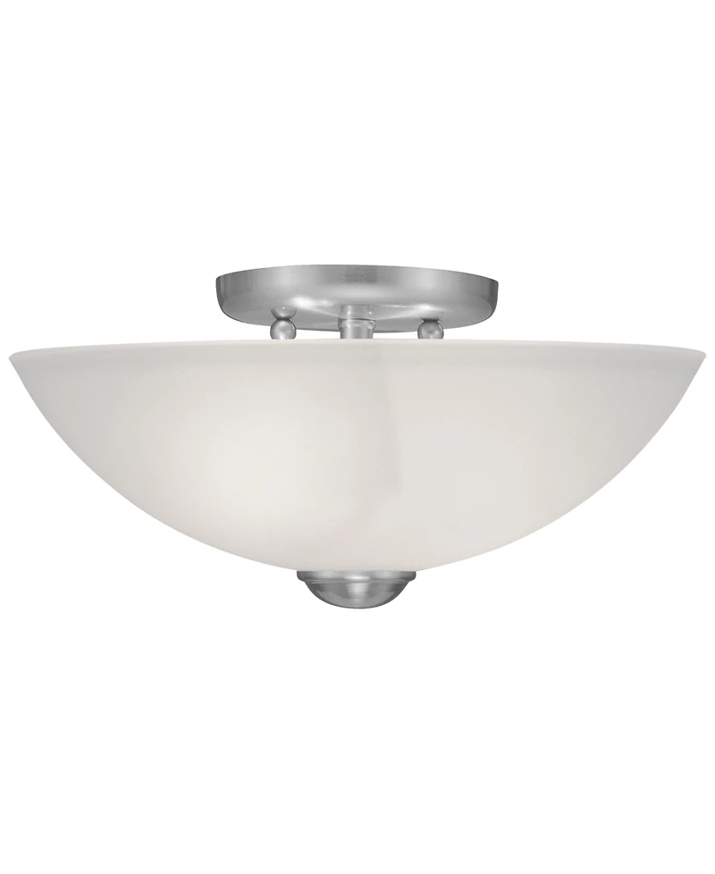 Livex Somerset 13" Semi Flush Light