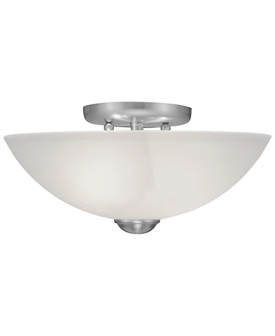 Livex Somerset 13" Semi Flush Light