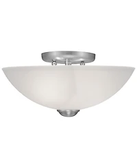 Livex Somerset 13" Semi Flush Light