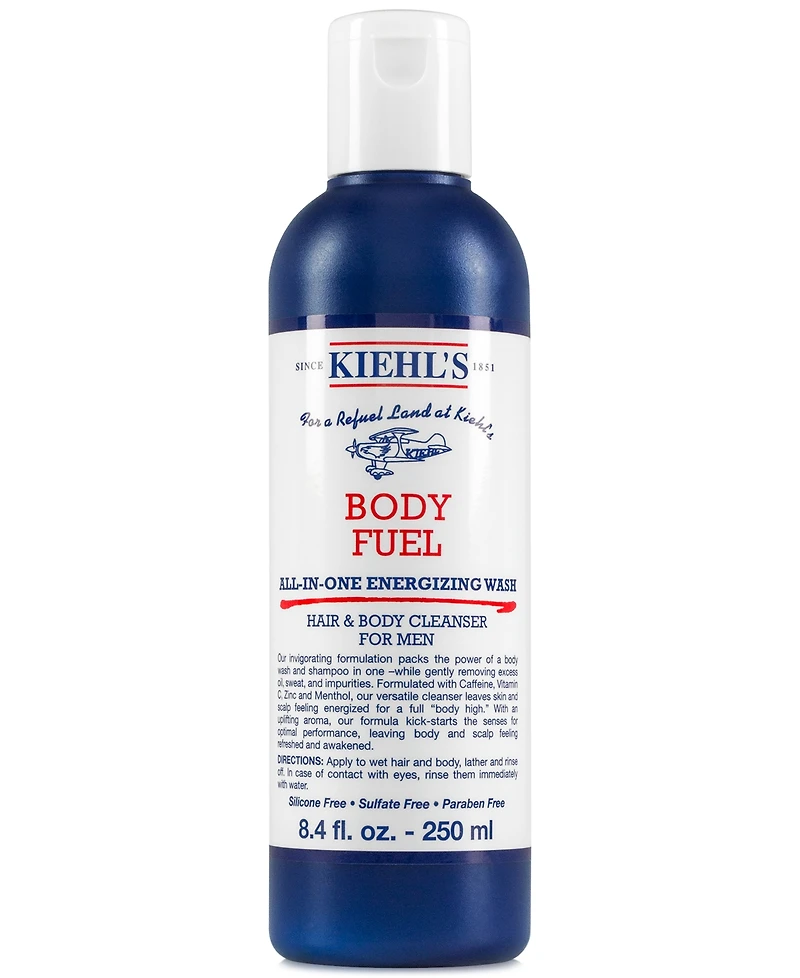 Kiehl's Since 1851 Body Fuel All-In-One Energizing Wash, 8.4-oz.