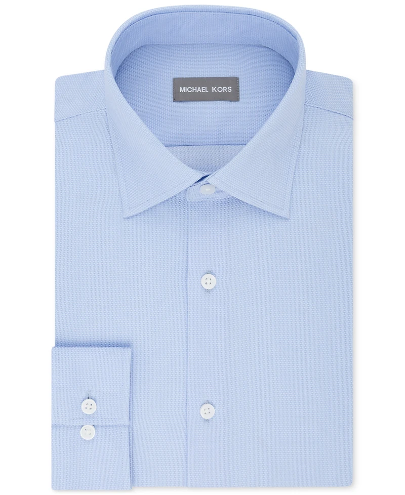 Michael Kors Men's Regular Fit Comfort Stretch Dress Shirt