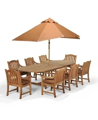 Bristol Teak Outdoor Dining Collection Created For Macys Created For Macys