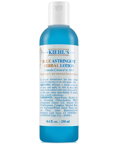 Kiehl's Since 1851 Blue Astringent Herbal Lotion, 8.4-oz.