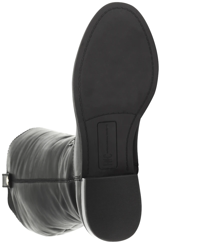 I.n.c. International Concepts Fawne Leather Knee High Boots