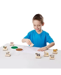 Melissa & Doug Farm Animals My First Wooden Stamp Set