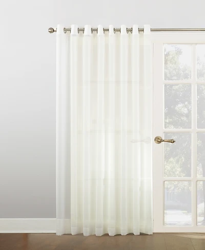 Sheer Voile Grommet Sliding Patio Door Curtain Panel