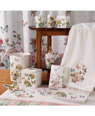 Avanti Butterfly Garden Ceramic Bath Accessories