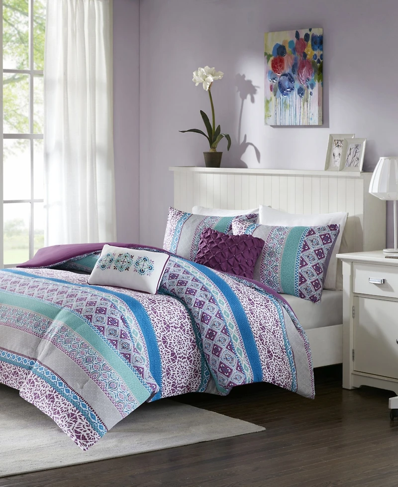 Intelligent Design Joni Reversible 4-Pc. Comforter Set, Twin/Twin Xl