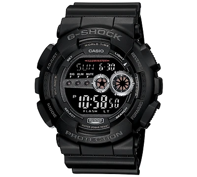 G-Shock Men's Xl Digital Black Resin Strap Watch GD100-1B