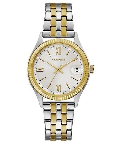 Caravelle Designed by Bulova Women's Two-Tone Stainless Steel Bracelet Watch 32mm