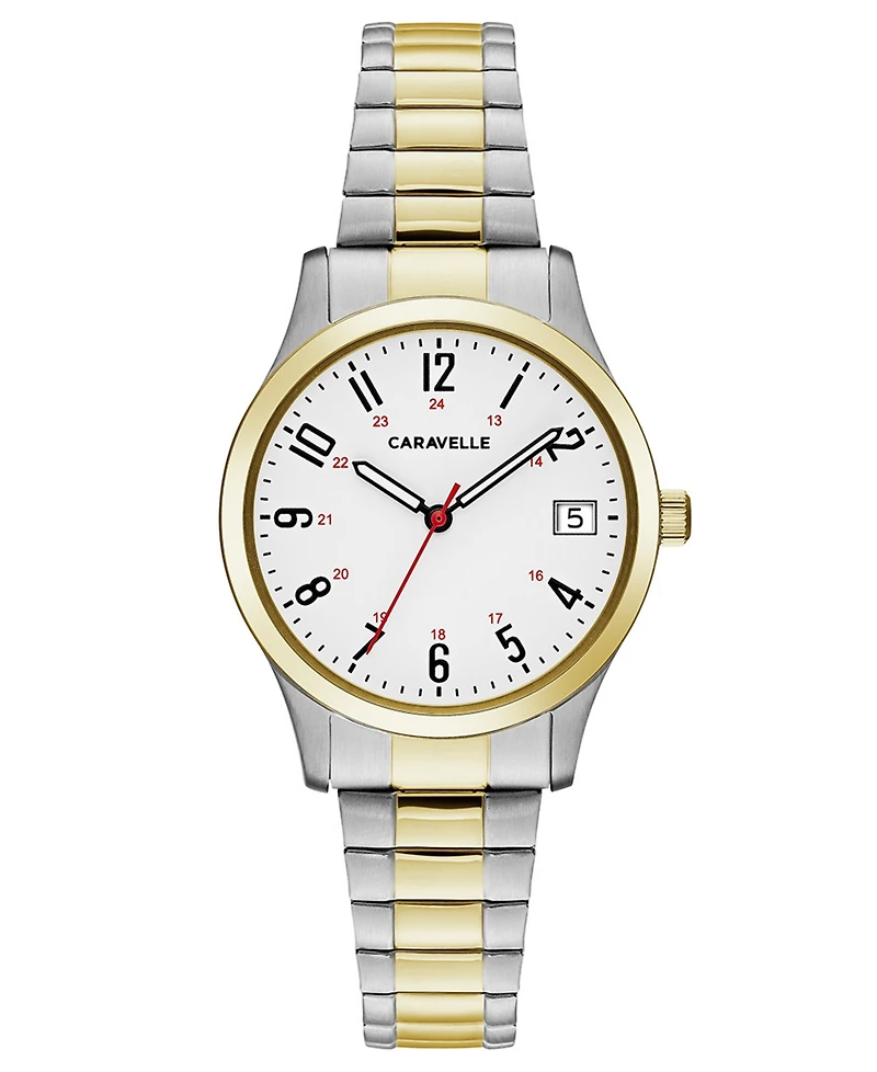 Caravelle Designed by Bulova Women's Two-Tone Stainless Steel Bracelet Watch 30mm