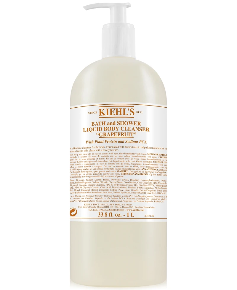 Kiehl's Since 1851 Grapefruit Bath & Shower Liquid Body Cleanser