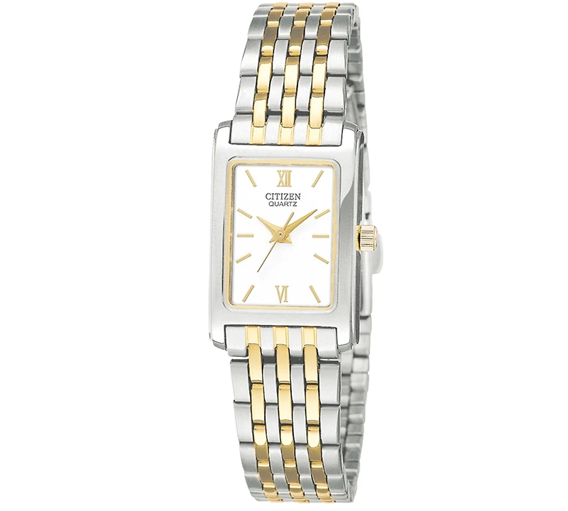 Citizen Women's Two Tone Stainless Steel Bracelet Watch 18mm EJ5854-56A