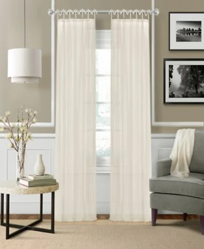 Elrene Greta Crushed Sheer Curtain Panels