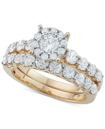 Diamond Bridal Ring Set (2 ct. t.w.) in 14k White Gold or Gold