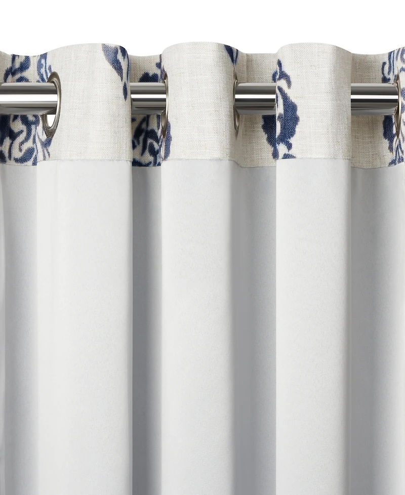 Elrene Home Fashions Navara Medallion Room Darkening Window Curtain