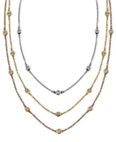 Effy Diamond Station Necklaces