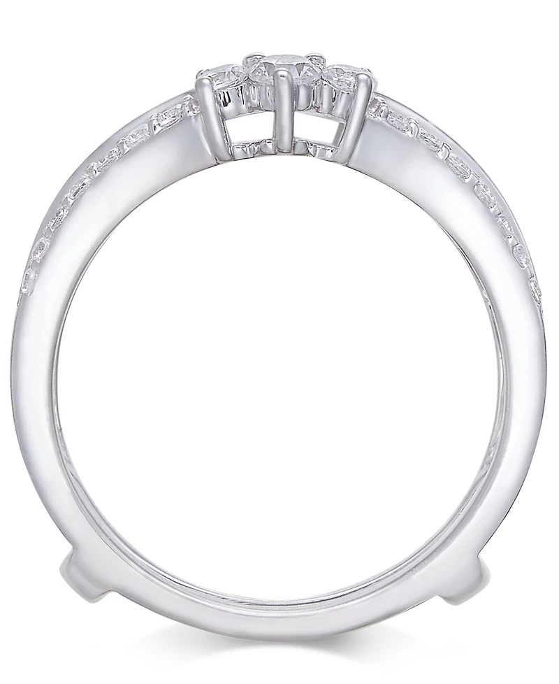 Diamond Enhancer Ring Guard (5/8 ct. t.w.) in 14k White Gold