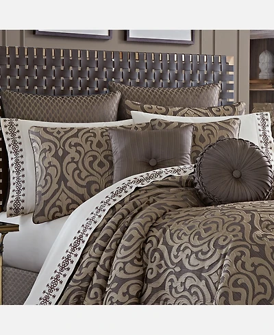 J Queen New York Astoria 4-Pc. Mink Comforter Set