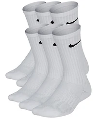 Nike Big Kids' Cushioned Crew Socks, 6 Pairs