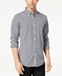 Tommy Hilfiger Men's Big & Tall Classic-Fit Twain Stretch Check Shirt