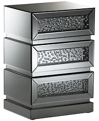 Sabrina Mirrored Nightstand
