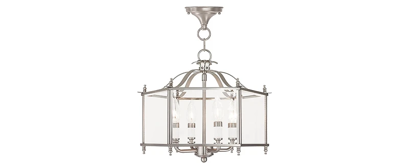Livex Livingston 4-Light Semi Flush