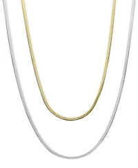 Flat Herringbone Chain Necklace 1 1 4mm In 14k Yellow Or White Gold