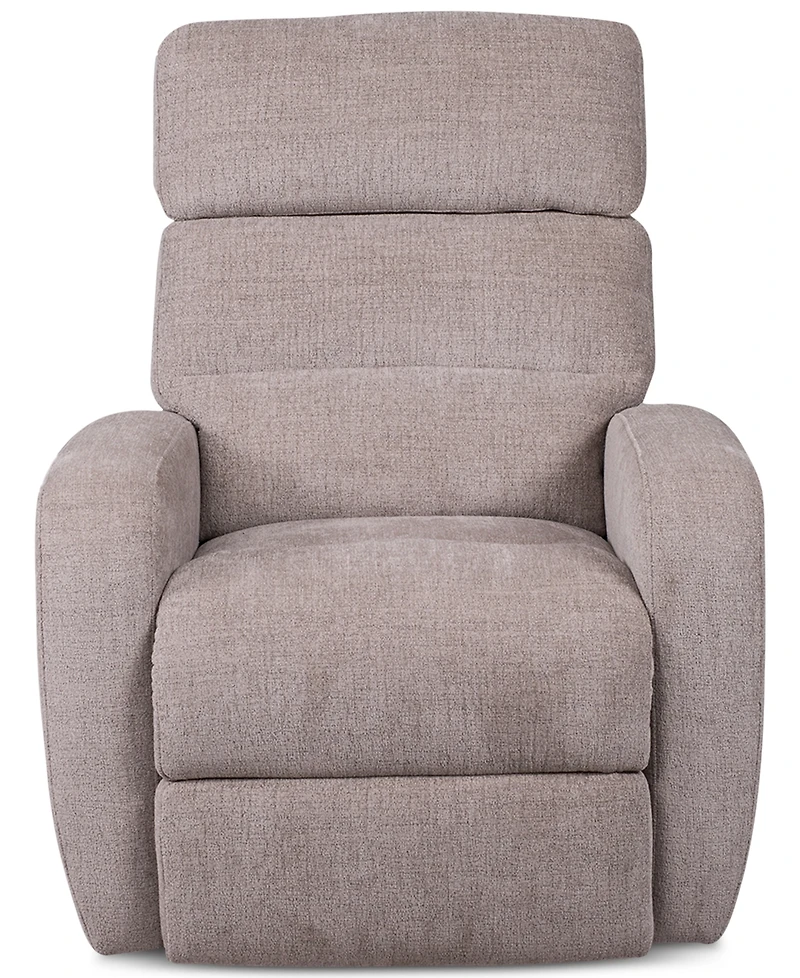 Stellarae Fabric Power Recliner with Usb, Created for Macy's
