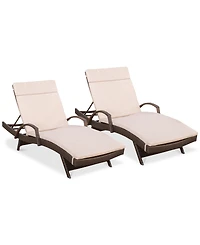 Ashley Outdoor Chaise Lounge (Set Of 2)