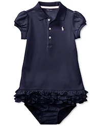 Polo Ralph Lauren Baby Girls Ruffled Trim Cupcake Dress