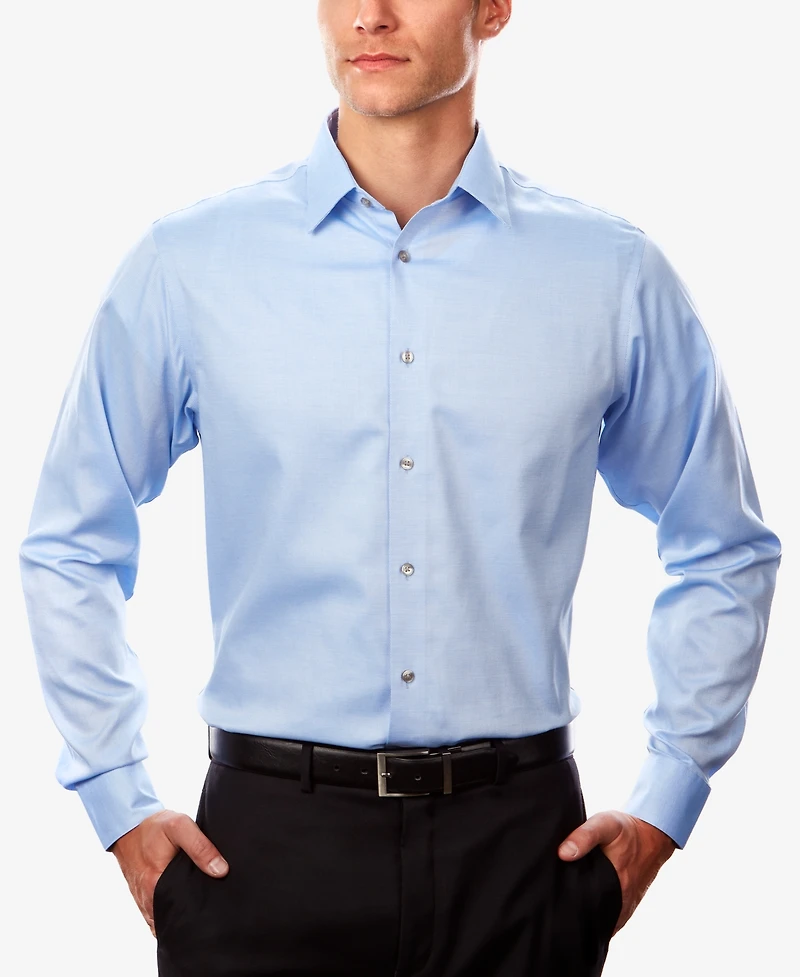 Calvin Klein Men's Steel+ Regular Non-Iron Stretch Performance Dress Shirt