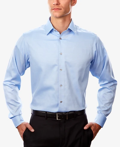 Calvin Klein Men's Steel+ Regular Non-Iron Stretch Performance Dress Shirt